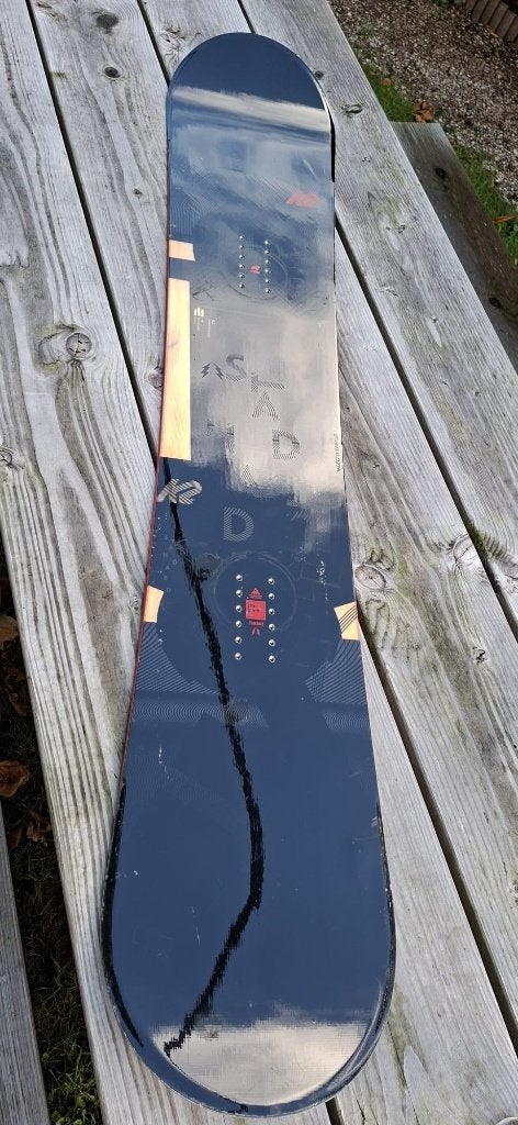 Snowboardset: K2 158cm / Vans mt44 / Smith bril+helm, Ophalen, Zo goed als nieuw, Board