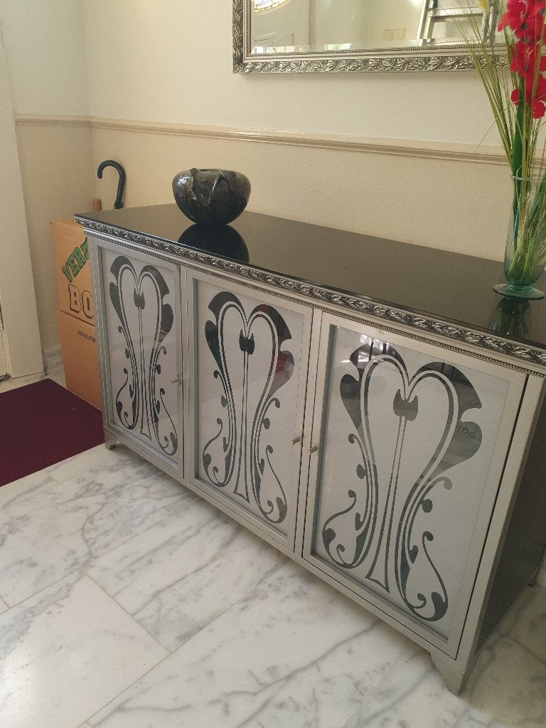 Modern design dressoir, Ophalen, 100 tot 150 cm, Moden, 25 tot 50 cm