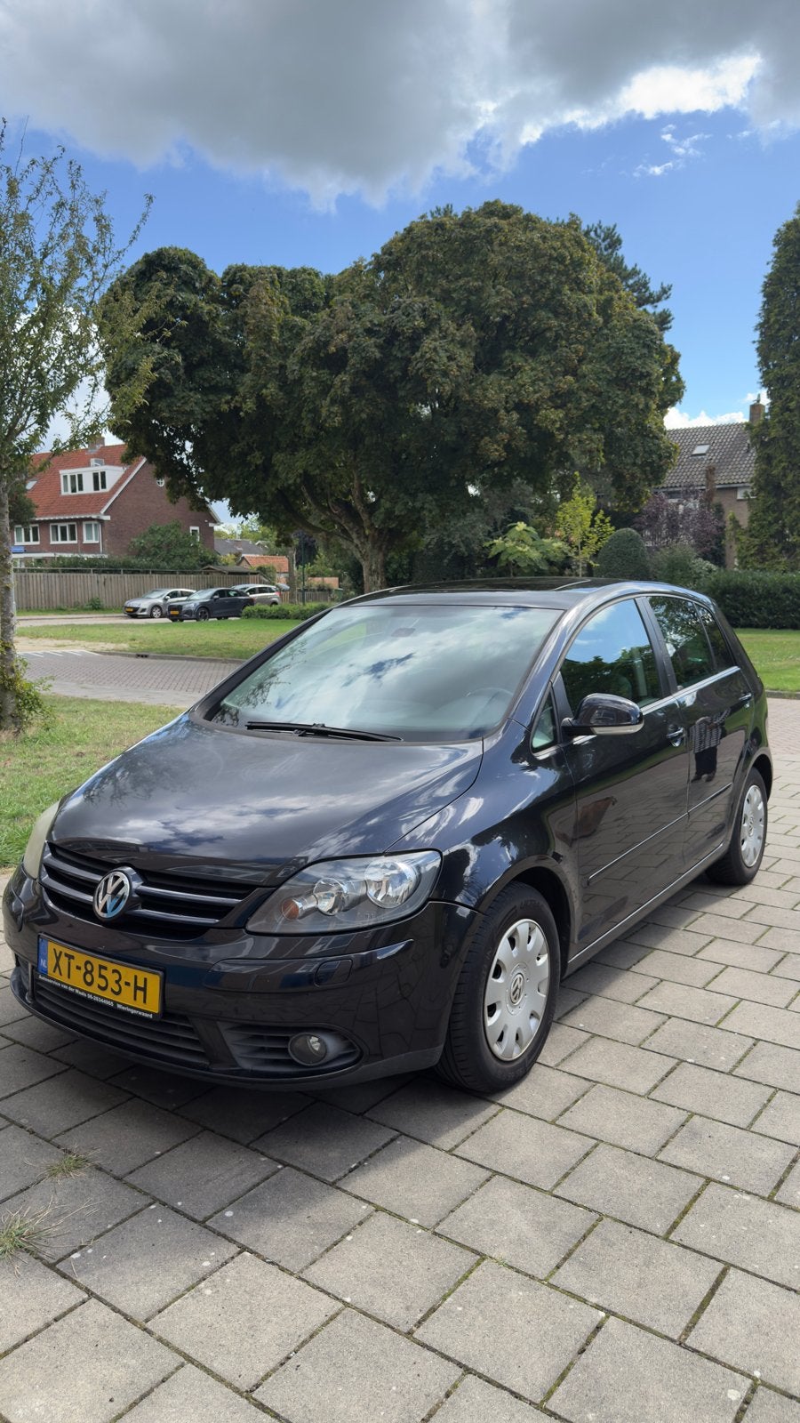Volkswagen Golf Plus 1.6 FSI 85KW AUT 2005 Zwart, Auto's, Volkswagen, 4 cilinders, Zwart, 1331 kg, 1200 kg