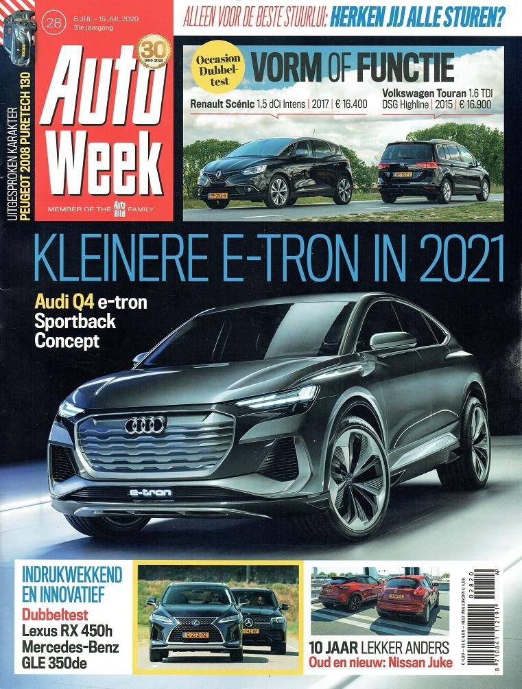 Autoweek 2020 nr. 28 (o.a. Lexus RX450h & Mercedes GLE 350), Boeken, Verzenden, Gelezen, Algemeen