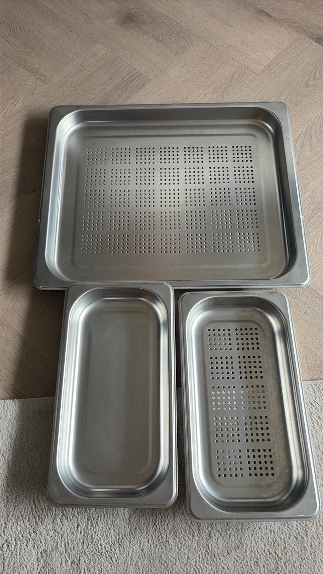 3 niewe stoomplaten voor de stoomoven, Ophalen of Verzenden, Zo goed als nieuw, 25 tot 50 cm, Minder dan 100 cm