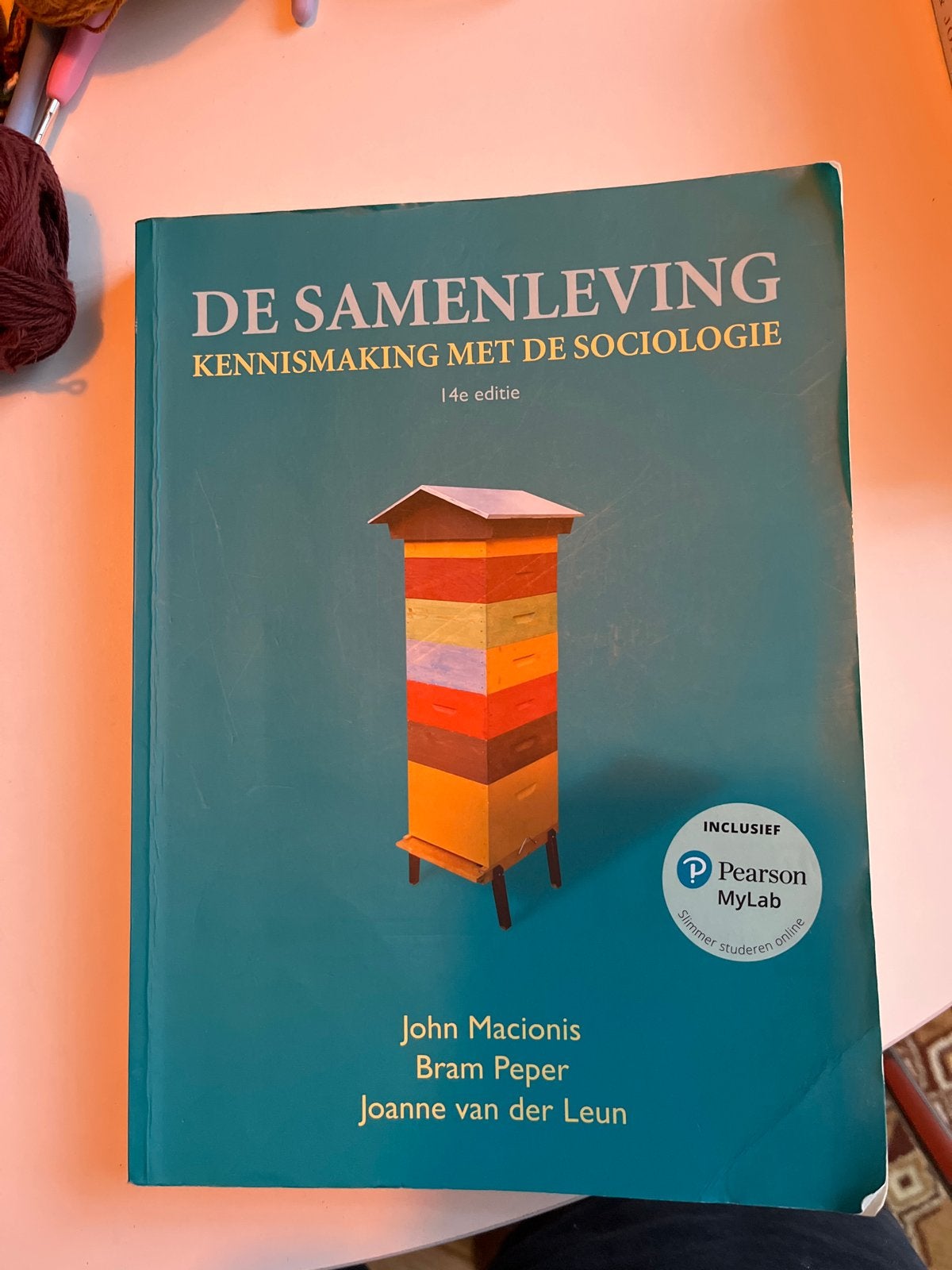 De Samenleving: Kennismaking met de Sociologie (14e editie), Ophalen of Verzenden, Gamma, Zo goed als nieuw, HBO