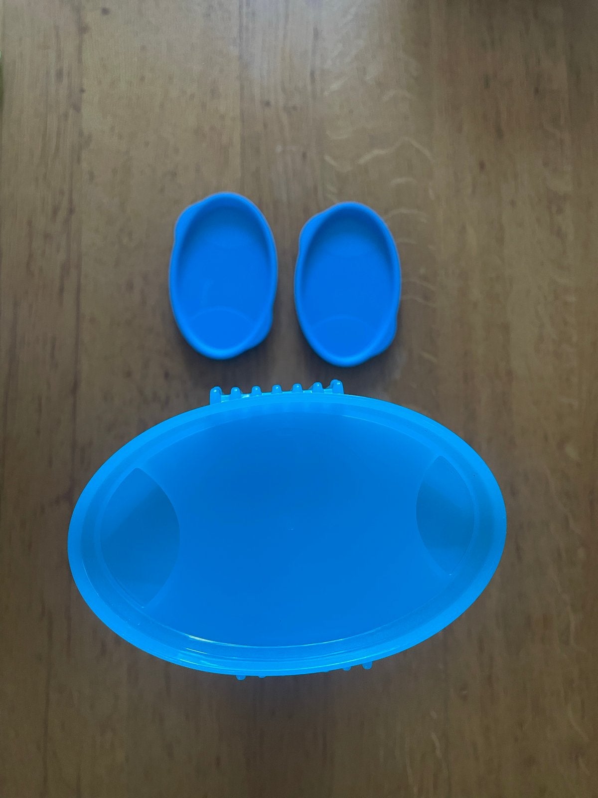 Nieuwe Tupperware pasta bus 1,6L - Blauw (3x beschikbaar), Blauw, Nieuw, Luchtdicht, Ophalen of Verzenden