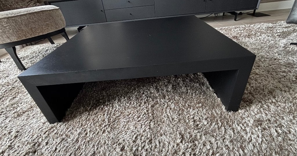 Van Rossum salontafel massief eiken, Ophalen, Gebruikt, 5 – 50, 100 tot 150 cm