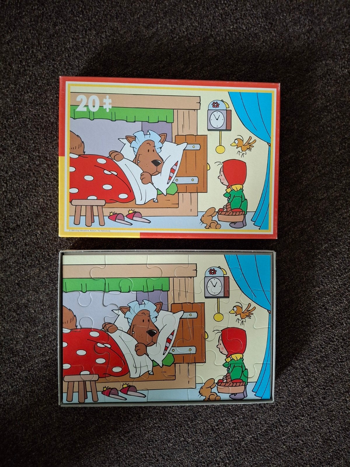puzzel van roodkapje, Ophalen of Verzenden, 10 tot 50 stukjes, Zo goed als nieuw