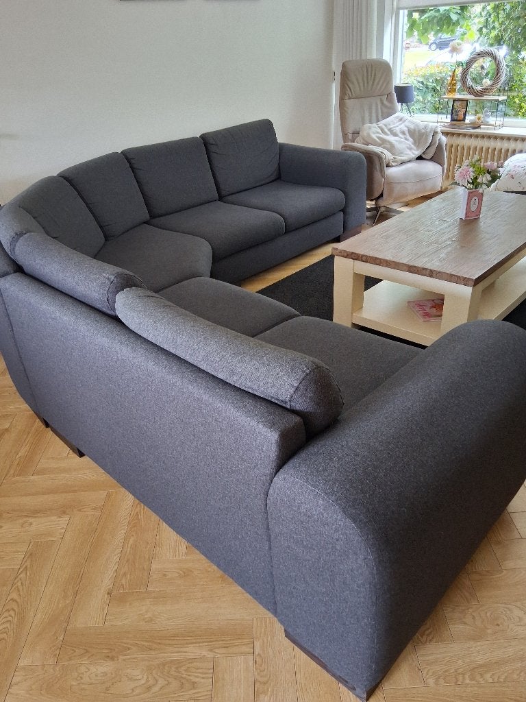 Hoekbank, Ophalen, 250 tot 300 cm, Gebruikt, Hoekbank