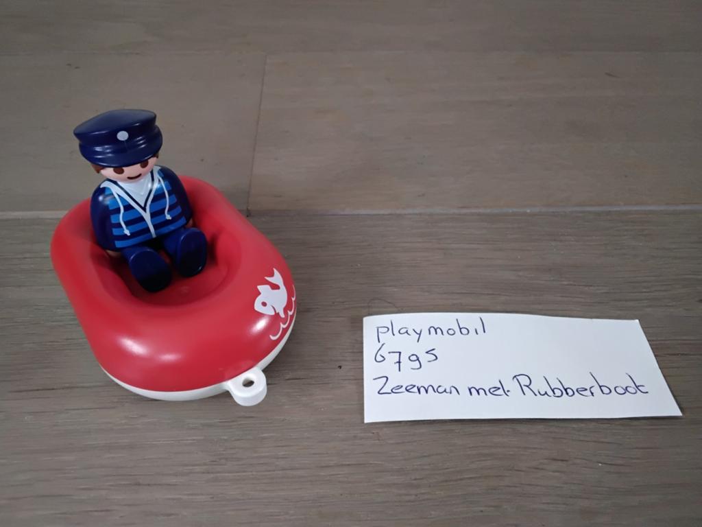 Playmobil 6795 Zeeman met Rubberboot, Kinderen en Baby's, Ophalen of Verzenden, Zo goed als nieuw, Complete set