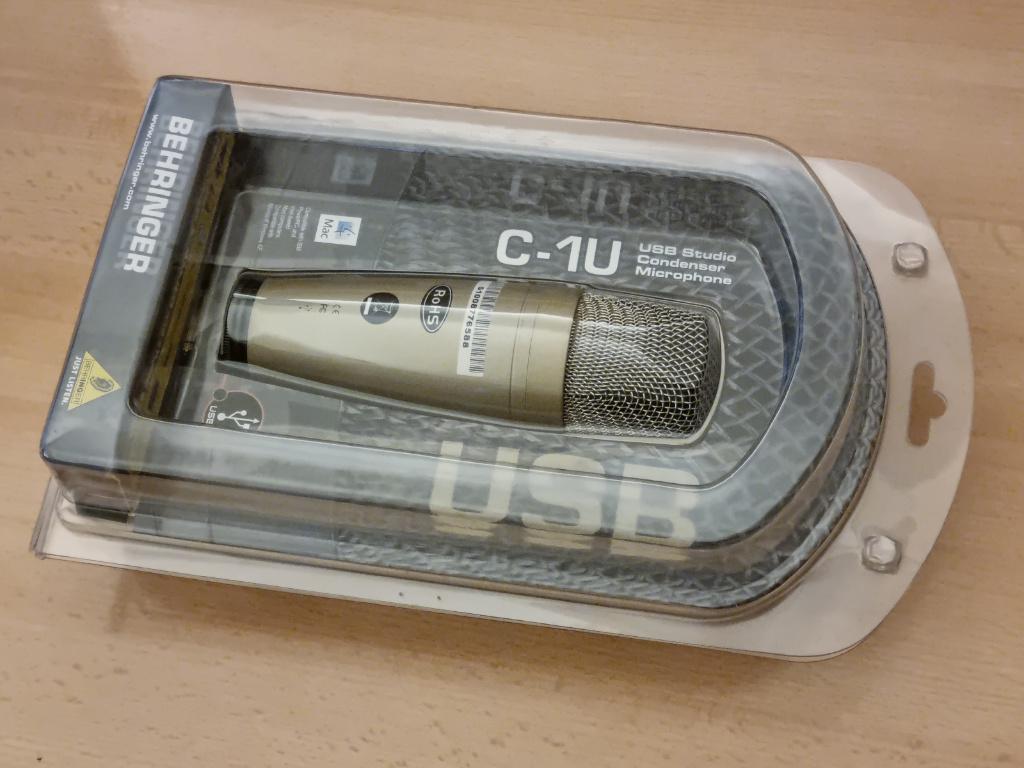 Behringer C-1U condenser microfoon. NIEUW., Ophalen of Verzenden, Nieuw, Studiomicrofoon