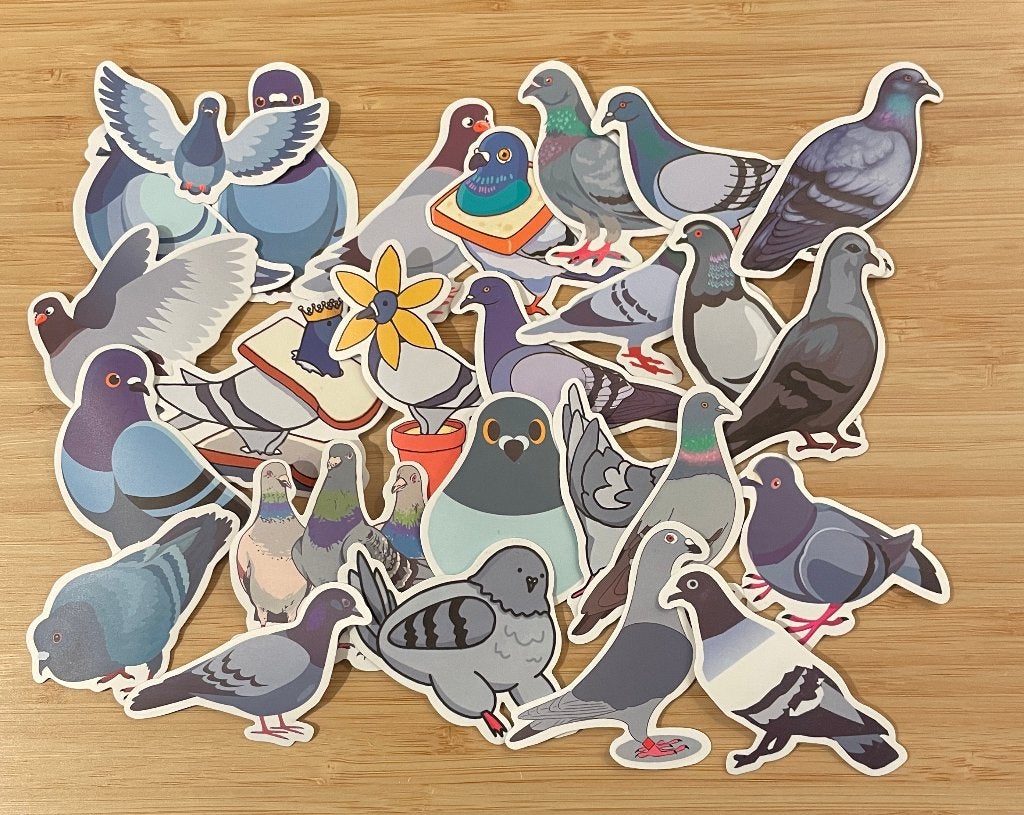 Duiven stickers, Verzenden, Nieuw, Meerdere stickers