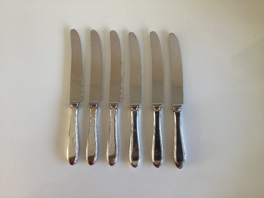 6 Dinermessen - puntfilet- Van Kempen en Begeer, Ophalen of Verzenden
