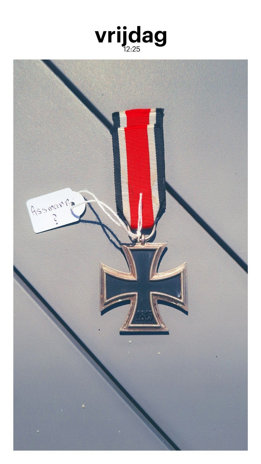 IJzeren Kruis EK ll, Verzamelen, Ophalen of Verzenden, Duitsland, Lintje, Medaille of Wings