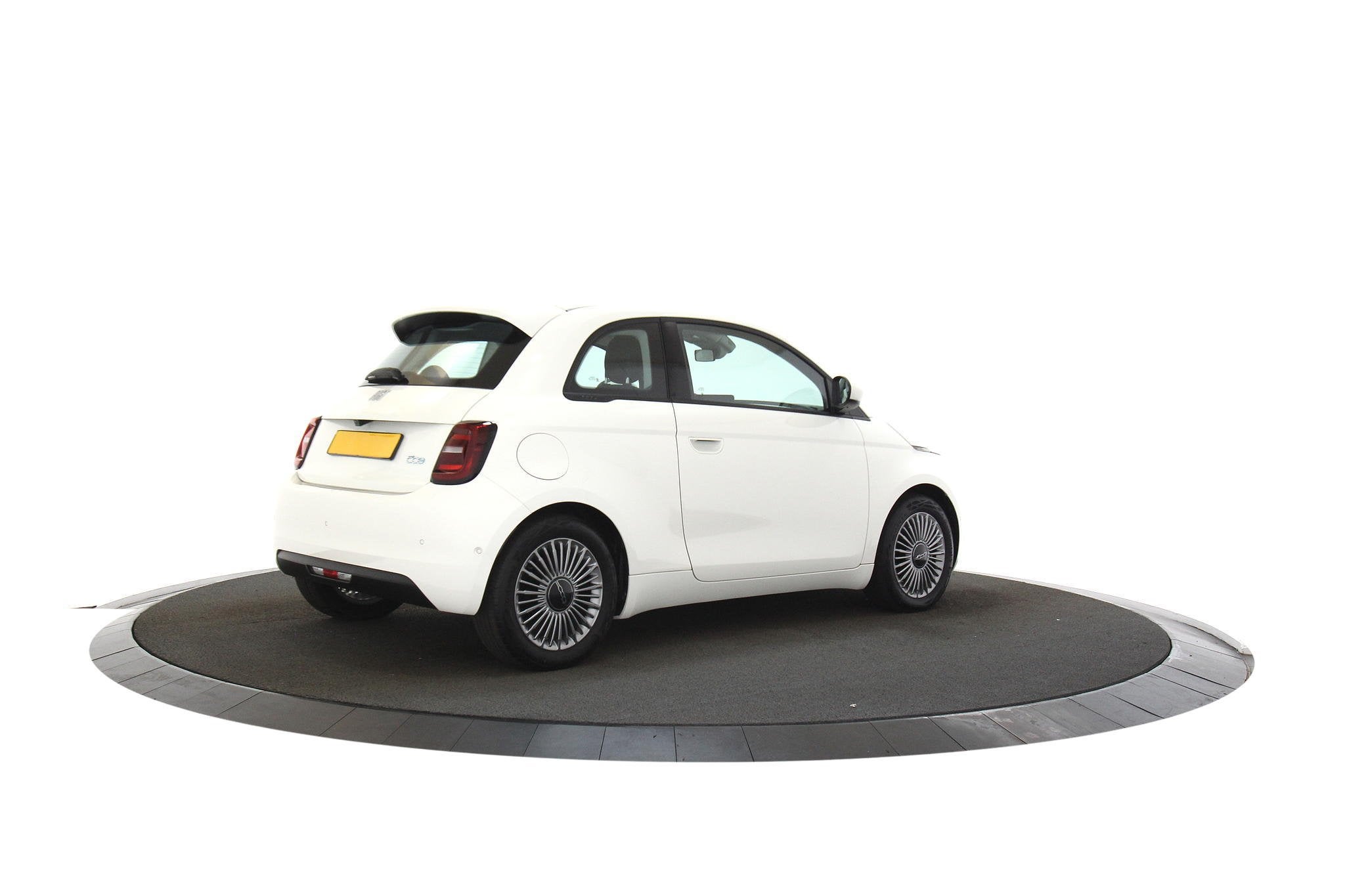 Fiat e500 42 kWh Apple carplay ecc lm 16'' Virtual cockpit c, Automaat, Gebruikt, 0 kWh, Wit