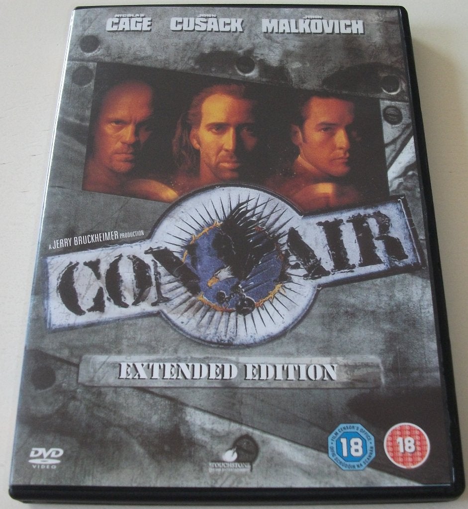 Dvd *** CON AIR *** Extended Edition, Vanaf 18 jaar, Speciale editie, Actie, Ophalen of Verzenden