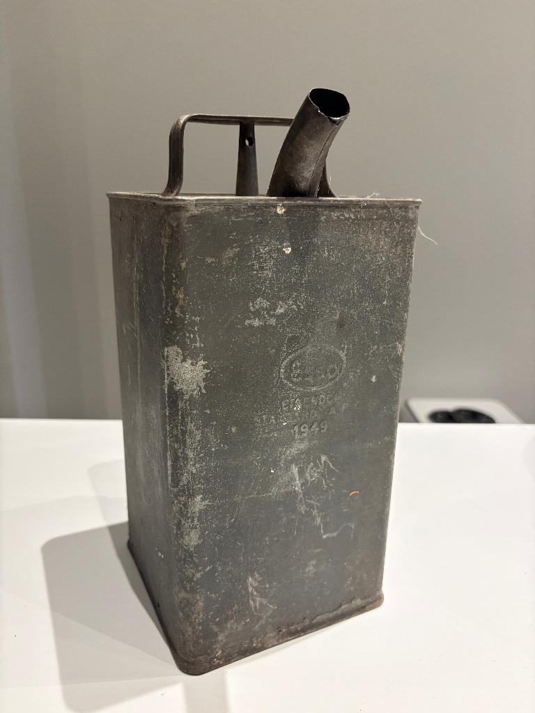 1949 ESSO blik, Ophalen of Verzenden, Gebruikt, Overige