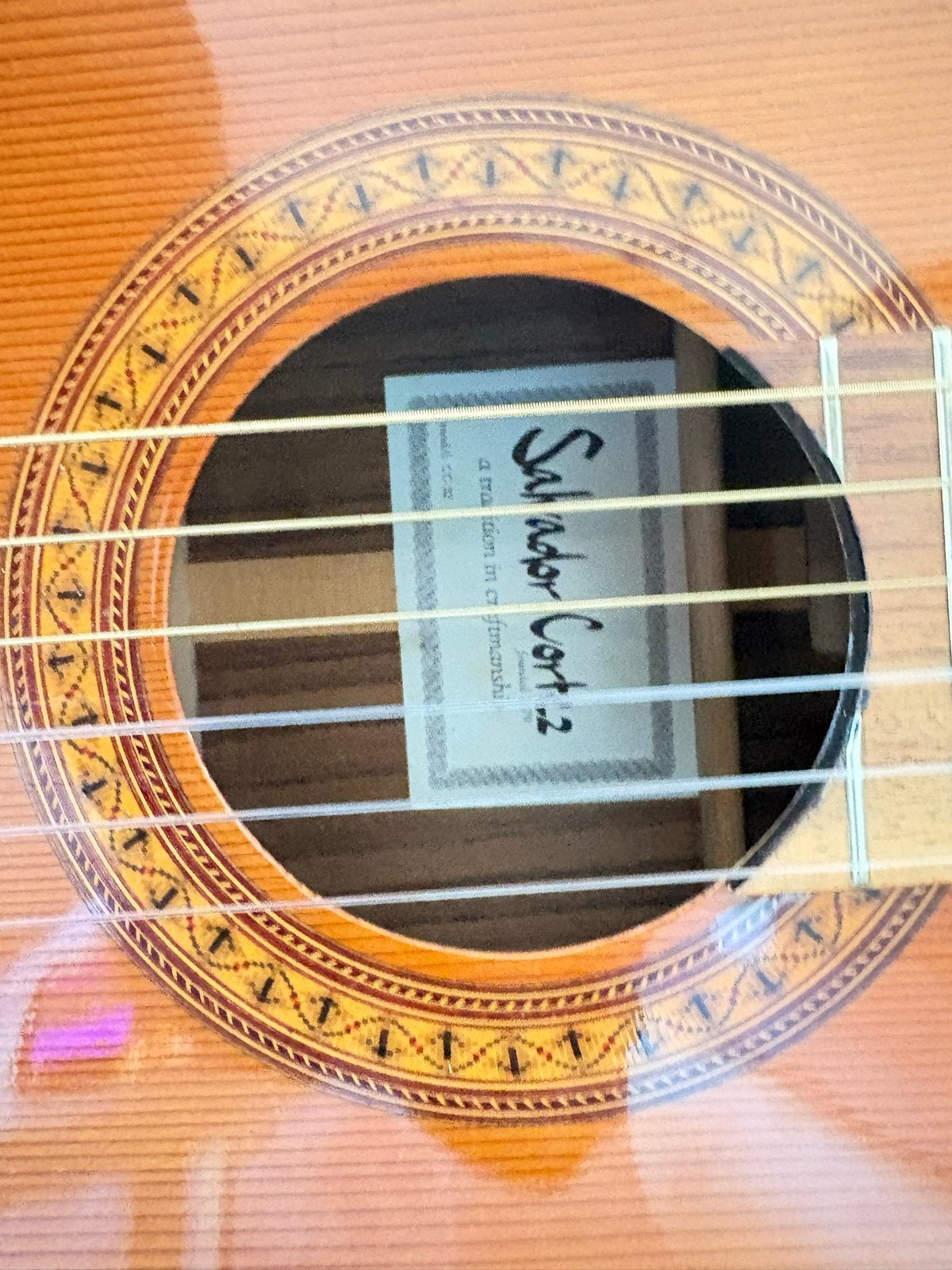 Salvador Cortez CC-32 Klassieke Gitaar | Koffer en houder, Ophalen, Nieuw, Klassieke of Spaanse gitaar, Met koffer