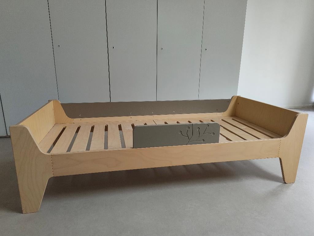 Kinderbed van Kukuu Bird & Berry - 167 x 74 x 45 cm, Gebruikt, 70 tot 85 cm, 160 tot 180 cm, Ophalen