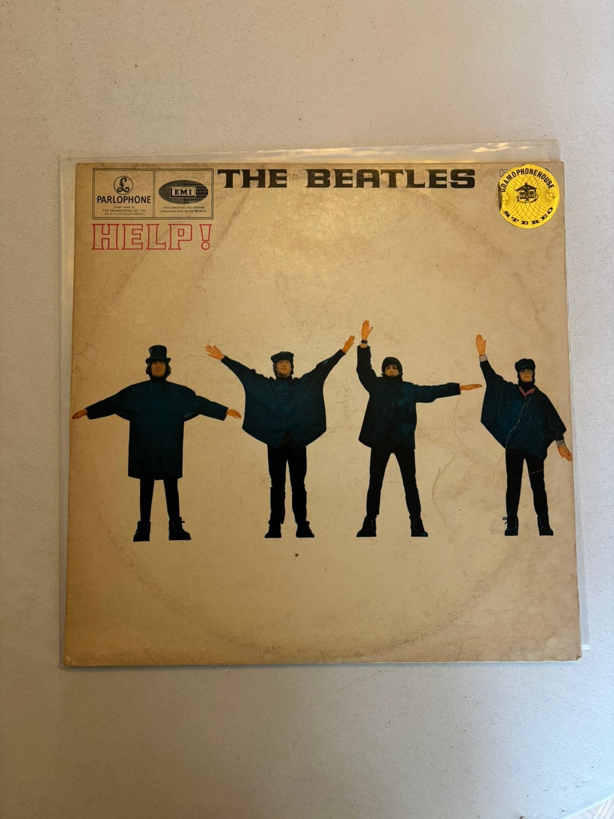 Lp the beatles - help nl persing viny parlophone, Ophalen of Verzenden, Zo goed als nieuw, 12 inch, Poprock