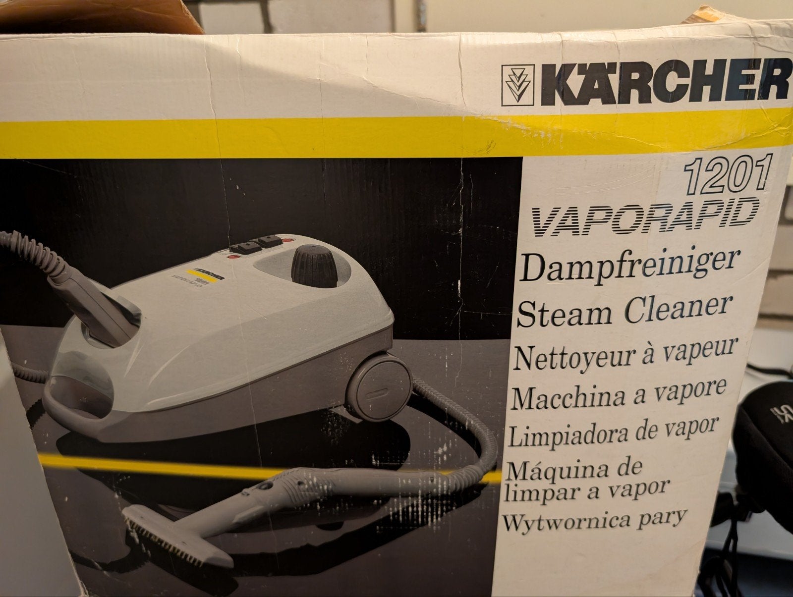Practisch nieuwe stoommachine, Ophalen, Zo goed als nieuw
