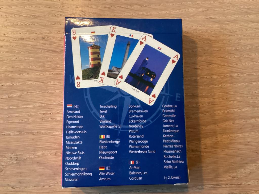 Speelkaarten met Vuurtoren Thema, Een of twee spelers, Ophalen of Verzenden, Nieuw