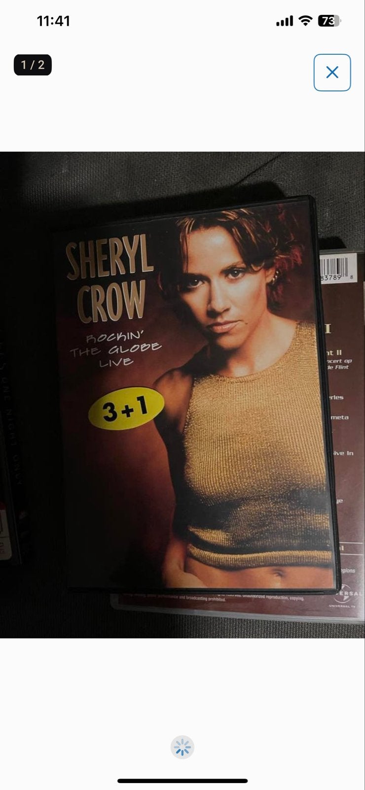 Sheryl Crow - Rockin' The Globe Live DVD, Alle leeftijden, Ophalen of Verzenden, Gebruikt, Muziek en Concerten