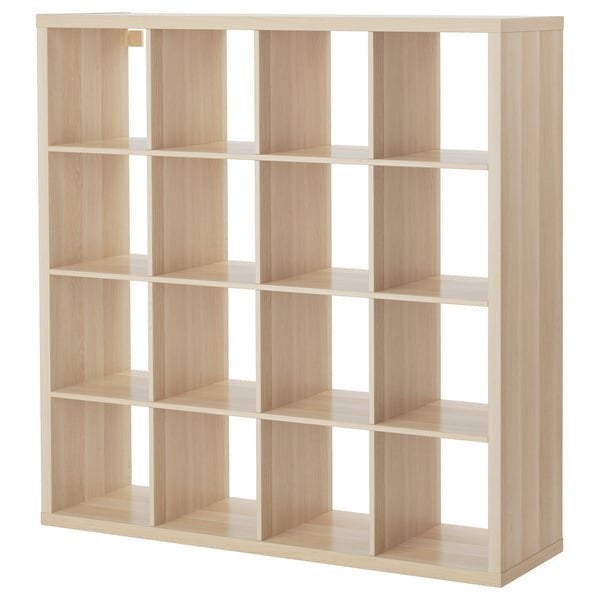IKEA Kallax kast, 4x4 vakken, Ophalen, Zo goed als nieuw, Minder dan 150 cm, Minder dan 100 cm