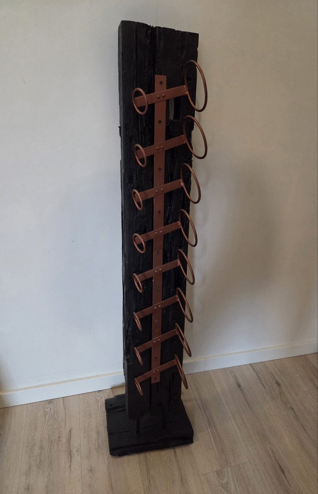 Houten wijnrek, Ophalen, Zo goed als nieuw, Hout