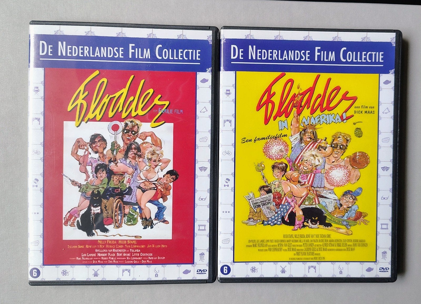 Flodder (1986) + Flodder in Amerika! (1992) / Dick Maas, Verzenden, Komedie, Film