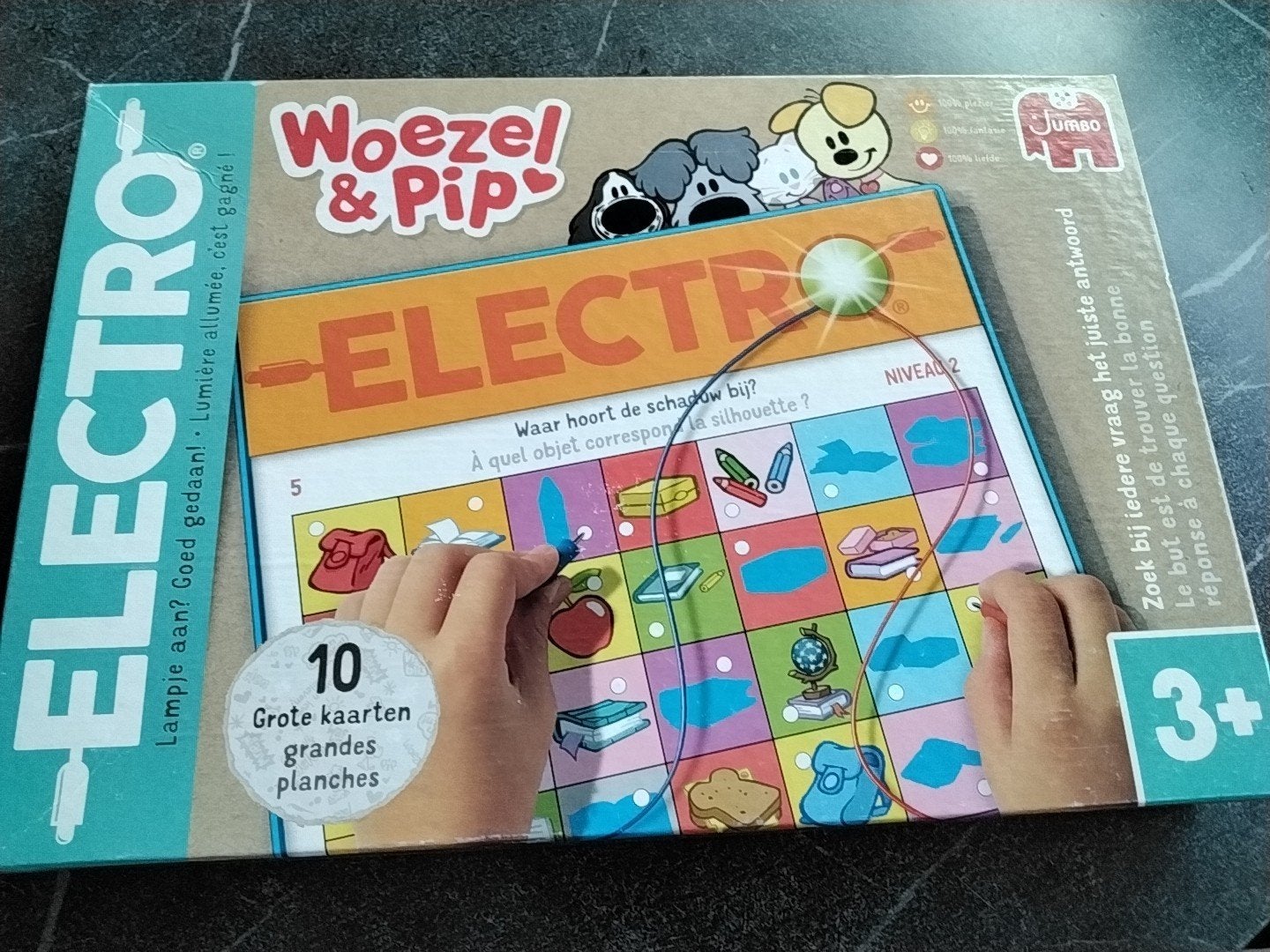 Woezel & Pip Electro - Educatief Spel voor Kinderen 3+, Ophalen of Verzenden, Zo goed als nieuw, Puzzelen, Met licht