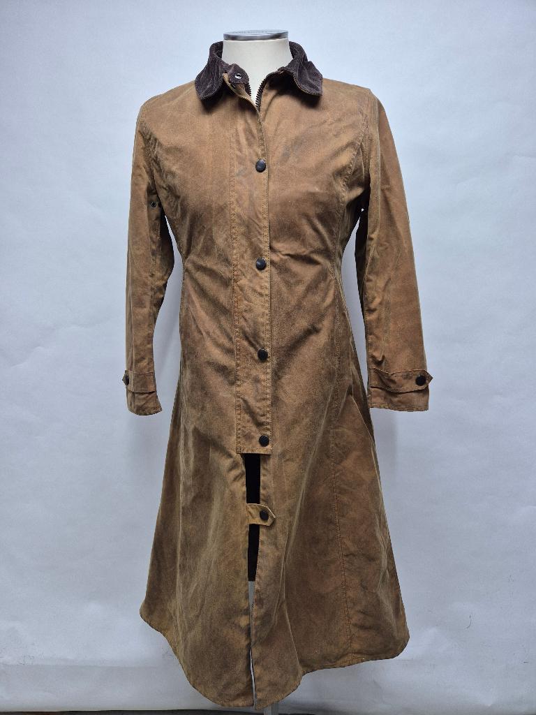 Barbour dames trenchcoat. maat 36 'Newmarket coat', Barbour, Overige kleuren, Ophalen of Verzenden, Zo goed als nieuw