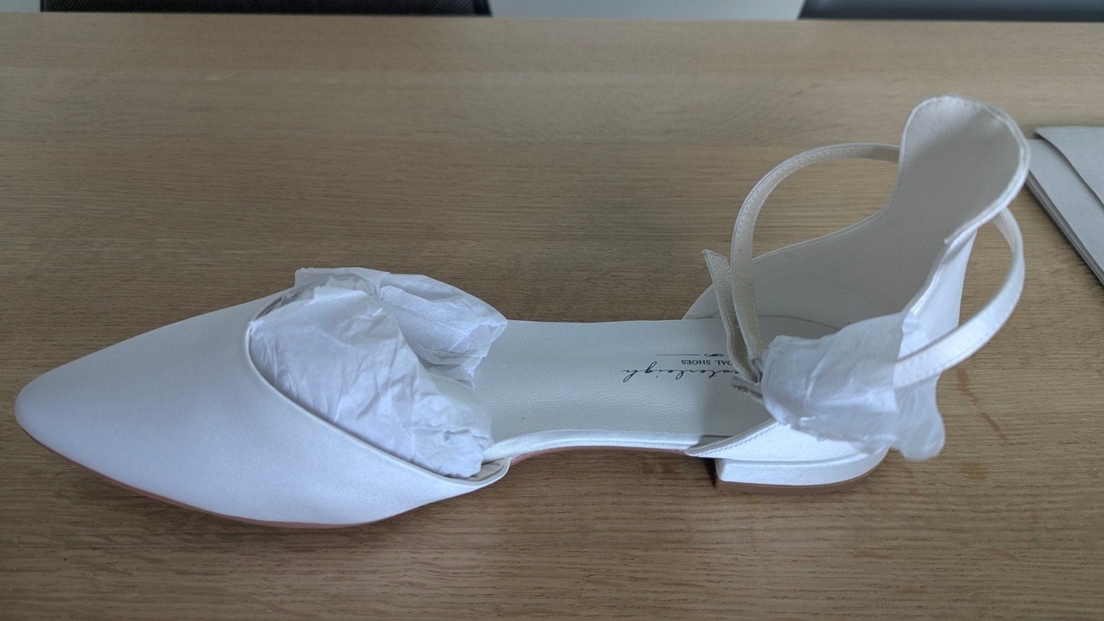 G. Westerleigh bruidsschoenen ballerina (maat 40) nieuw, Wit, Zo goed als nieuw, Ballerina's, Ophalen of Verzenden
