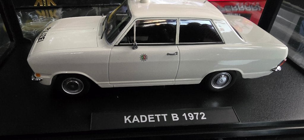 Opel Kadett B police duitsland kleur wit MCG 1:18, Ophalen, Nieuw, Auto, Overige merken