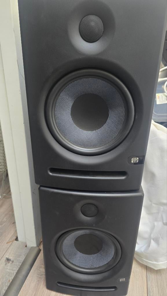 Set van 2 Presonus Eris E8 Studio Monitoren, Overige merken, Ophalen of Verzenden, Zo goed als nieuw, 120 watt of meer