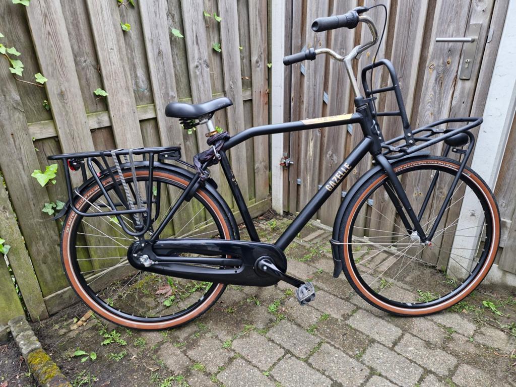 TE KOOP AANGEBODEN SUPER MOOIE GAZELLE TRANSPORTFIETS. 2024, Fietsen en Brommers, Fietsen | Heren | Herenfietsen, Ophalen, Versnellingen