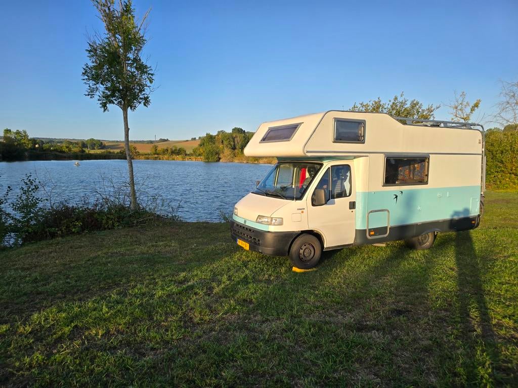 T.e.c. camper bj 1999 eventueel ruilen voor 4 pers caravan., Caravans en Kamperen, Campers, Ringverwarming, Fiat, Boiler, Particulier