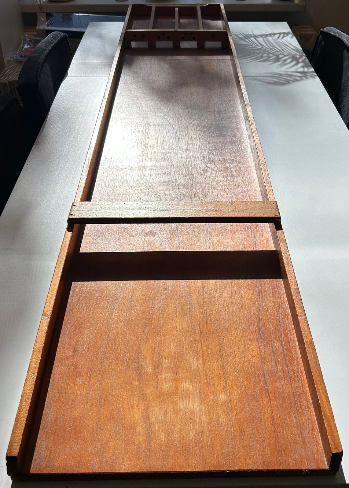 Homas Sjoelbak model 200 cm 30 stenen afsluitklep, Een of twee spelers, Ophalen, Zo goed als nieuw