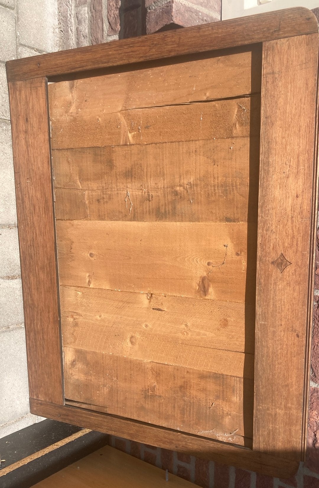 Houten lijst ( B 106 - H 0.85), Ophalen
