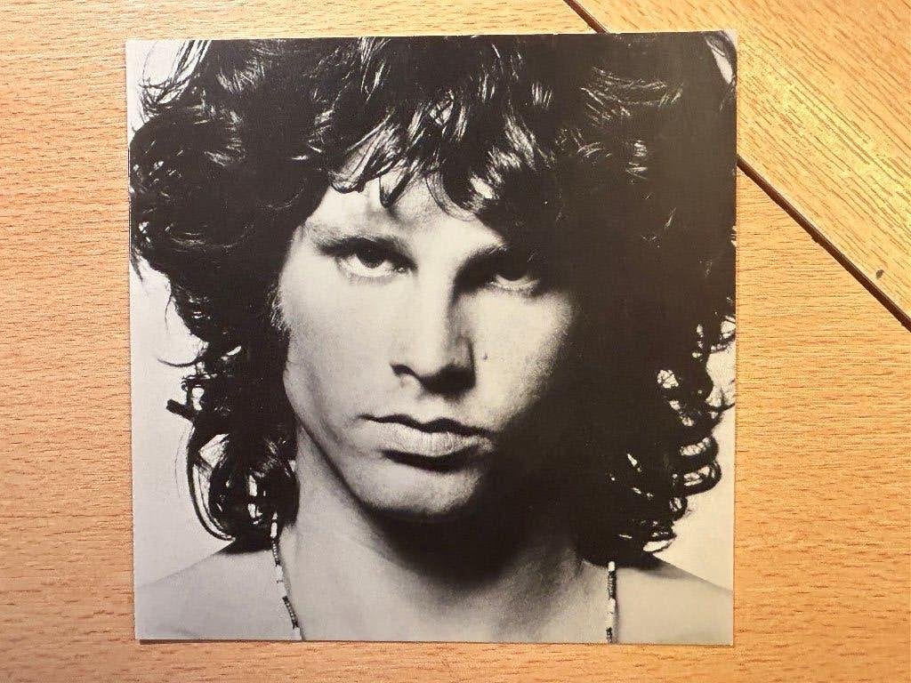 Kaart 16x16 Jim Morrison, Verzenden, 1980 tot heden, Ongelopen, Sterren en Beroemdheden