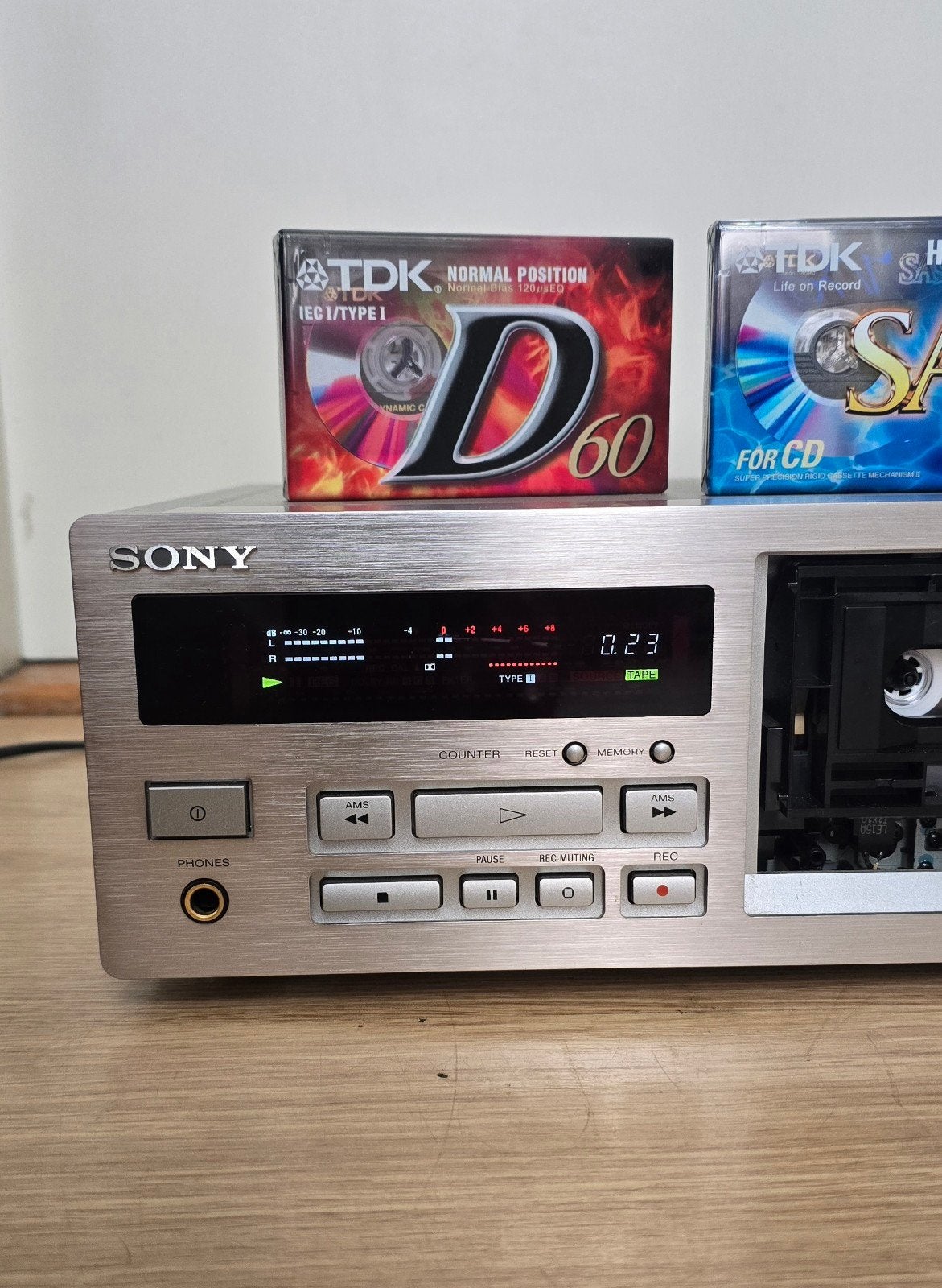Sony TC-KB920S QS Stereo Cassette Deck met banden, Ophalen of Verzenden