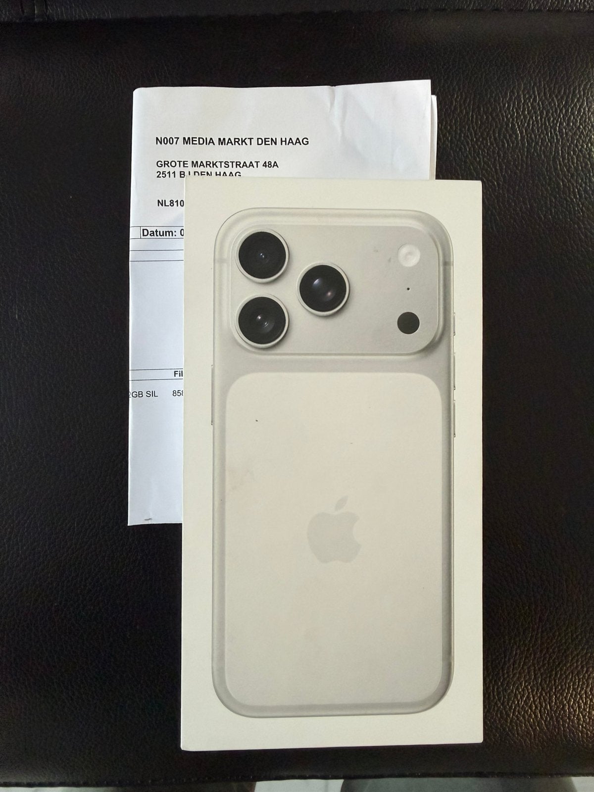 iPhone 17 Pro 512gb Silver Nieuw Geseald + Bon 2J Garantie, Ophalen, 512 GB, Nieuw, Zonder simlock