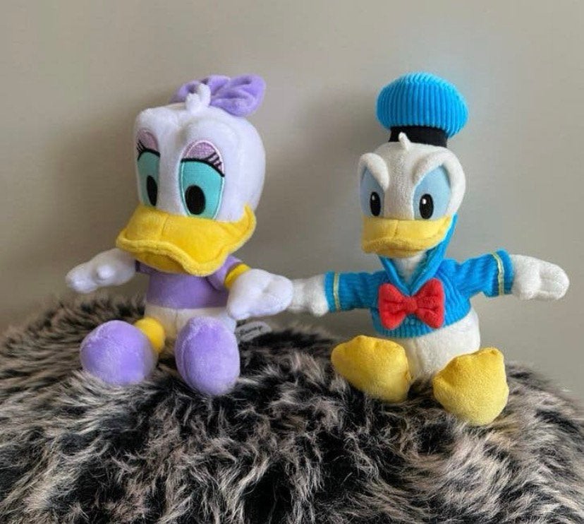 Katrien duck met Donald Duck knuffels. 25 cm, Verzenden, Donald Duck, Zo goed als nieuw, Knuffel