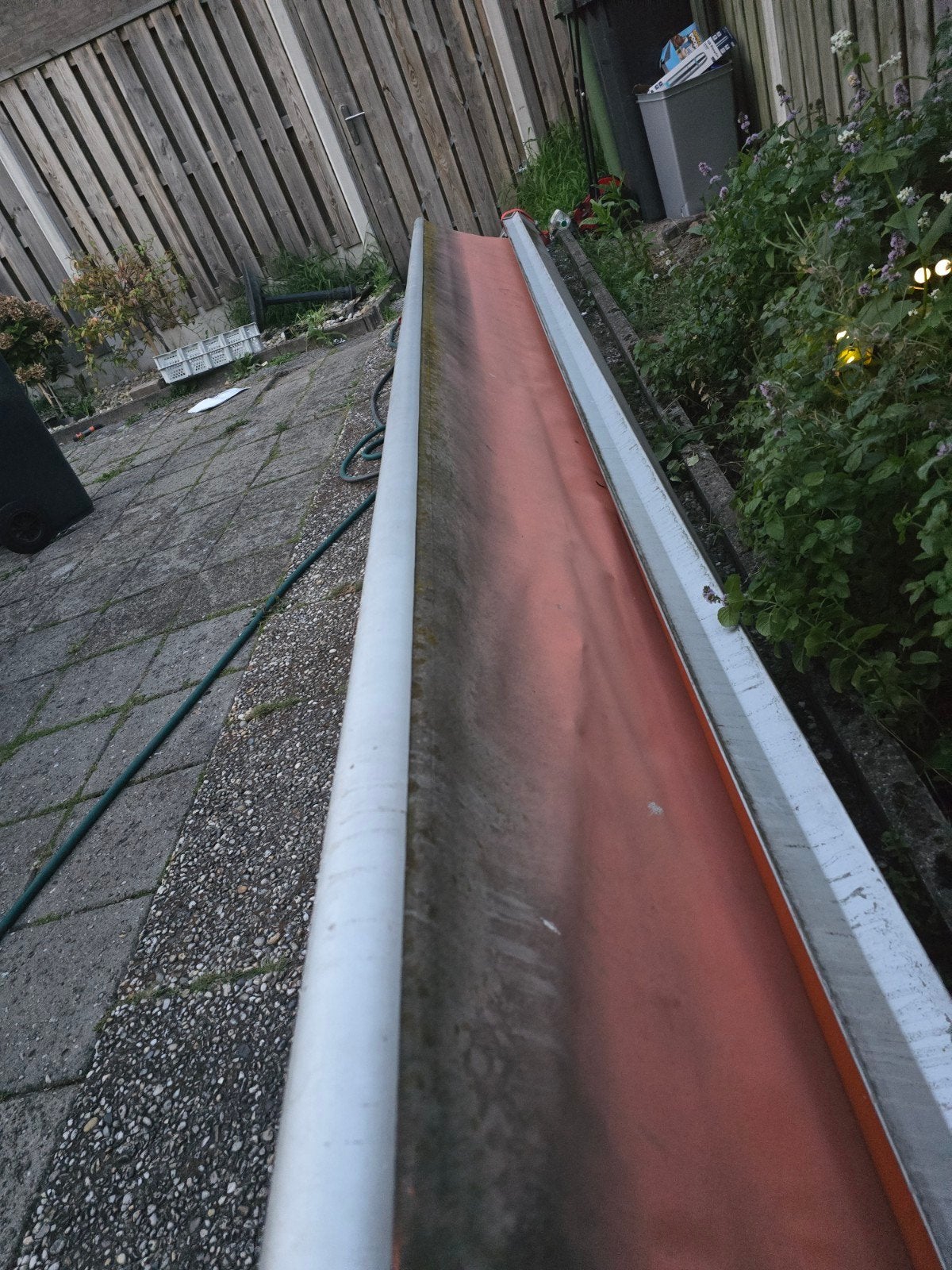 Zonnescherm zo goed als nieuw, zelf afhalen, Tuin en Terras, Ophalen of Verzenden, Zo goed als nieuw, 150 tot 300 cm, 250 cm tot 450 cm