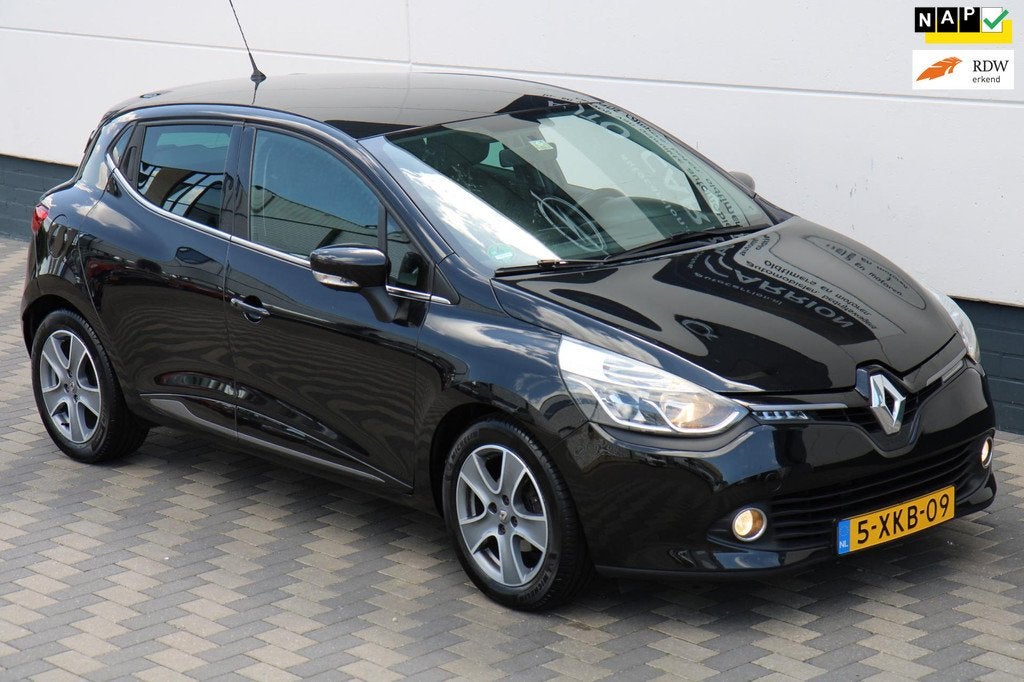 Renault Clio 0.9 TCe 90PK Navi Airco LMV NAP nieuwe APK !, Auto's, Voorwielaandrijving, Stof, Zwart, 540 kg