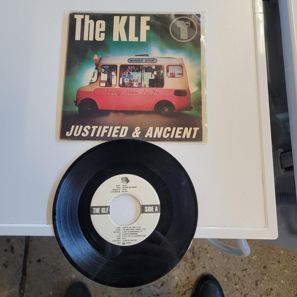 The KLF - Justified & Ancient 7 inch vinyl single, Gebruikt, 1990 - 1999, 7 inch, Single