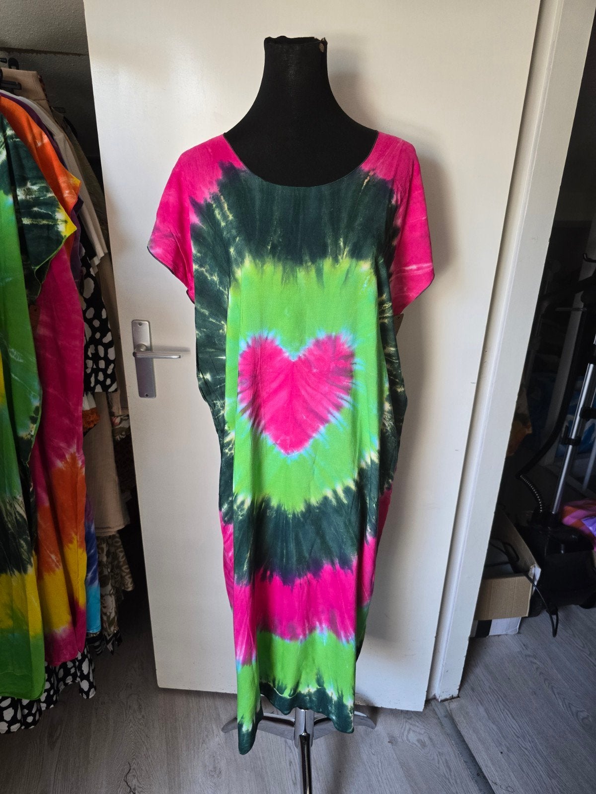 Strand kaftan nieuw, Meerkleurig, Maat 42/44 (L), Nieuw, Ophalen of Verzenden