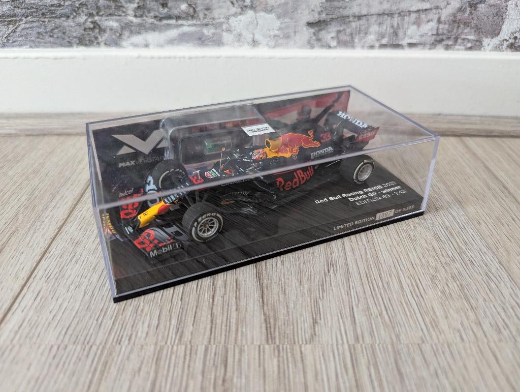 Max Verstappen: Dutch GP’21 – Minichamps - Editie 69, Ophalen of Verzenden, Nieuw, Auto, MiniChamps