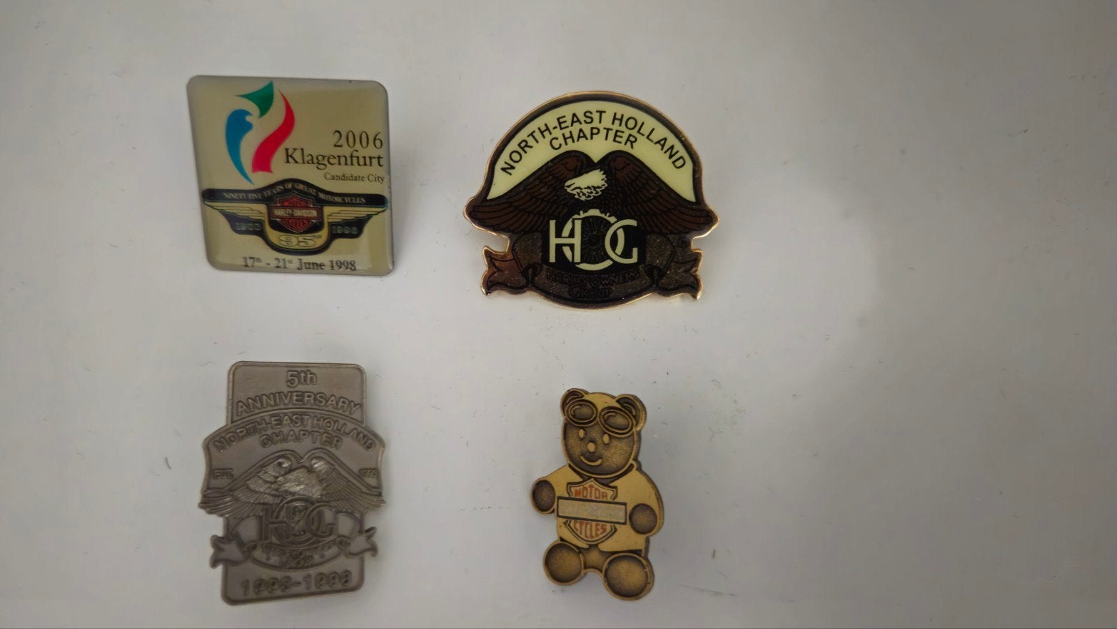 Harley Davidson pins, Ophalen of Verzenden, Transport