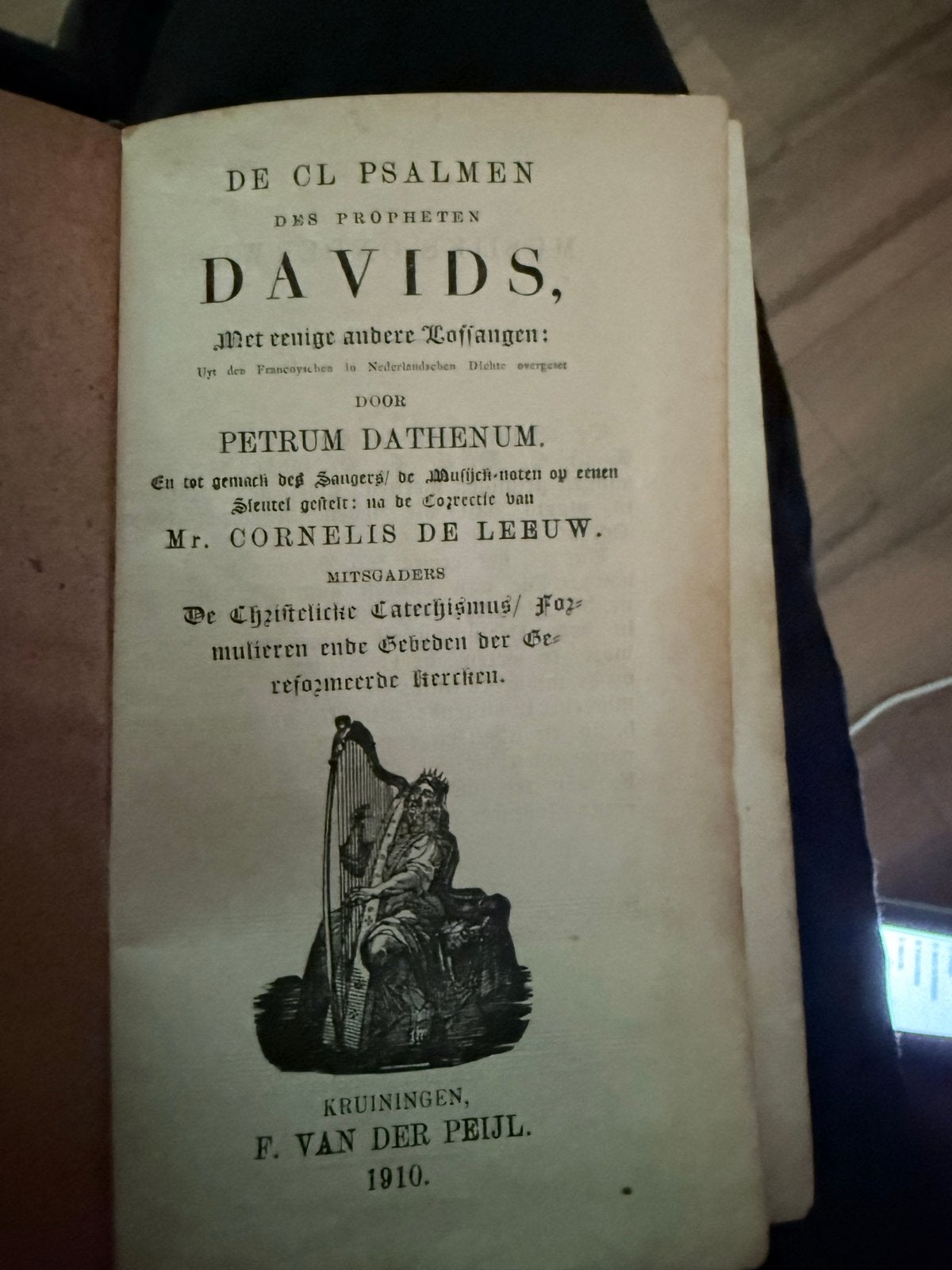 De CL Psalmen Davids - Petrus Dathenus (1910), Antiek en Kunst, Ophalen of Verzenden