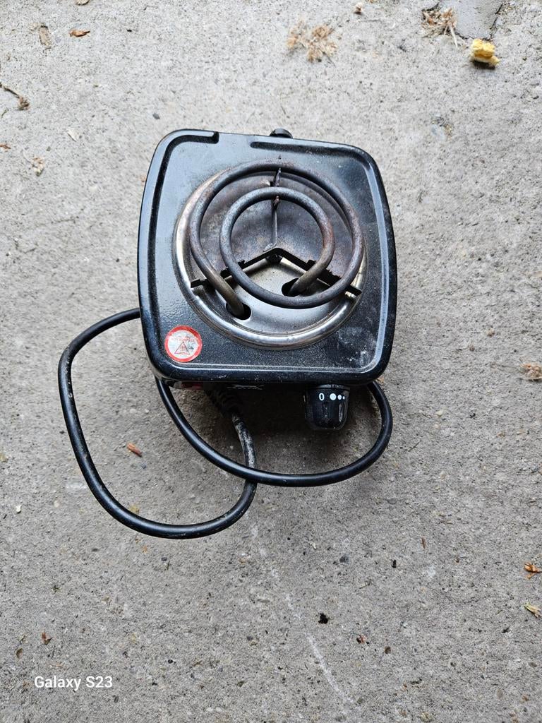 Compact elektrisch kookplaatje, Gebruikt, 3 kookzones of minder, Ophalen of Verzenden, Vrijstaand