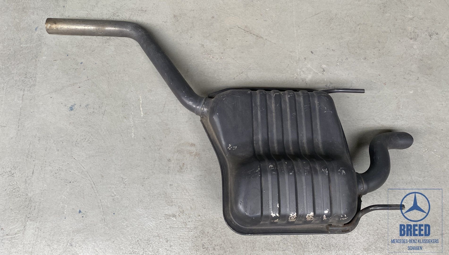 NOS einddemper voor Mercedes-Benz W202 C180 C200, Auto-onderdelen, Uitlaatsystemen, Ophalen, -, Nieuw, -