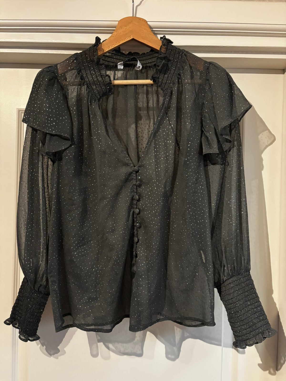 > Mooie blouse, Zara!, Ophalen of Verzenden, Zo goed als nieuw, Maat 34 (XS) of kleiner, Grijs